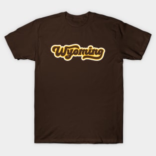 Retro Wyoming Script T-Shirt